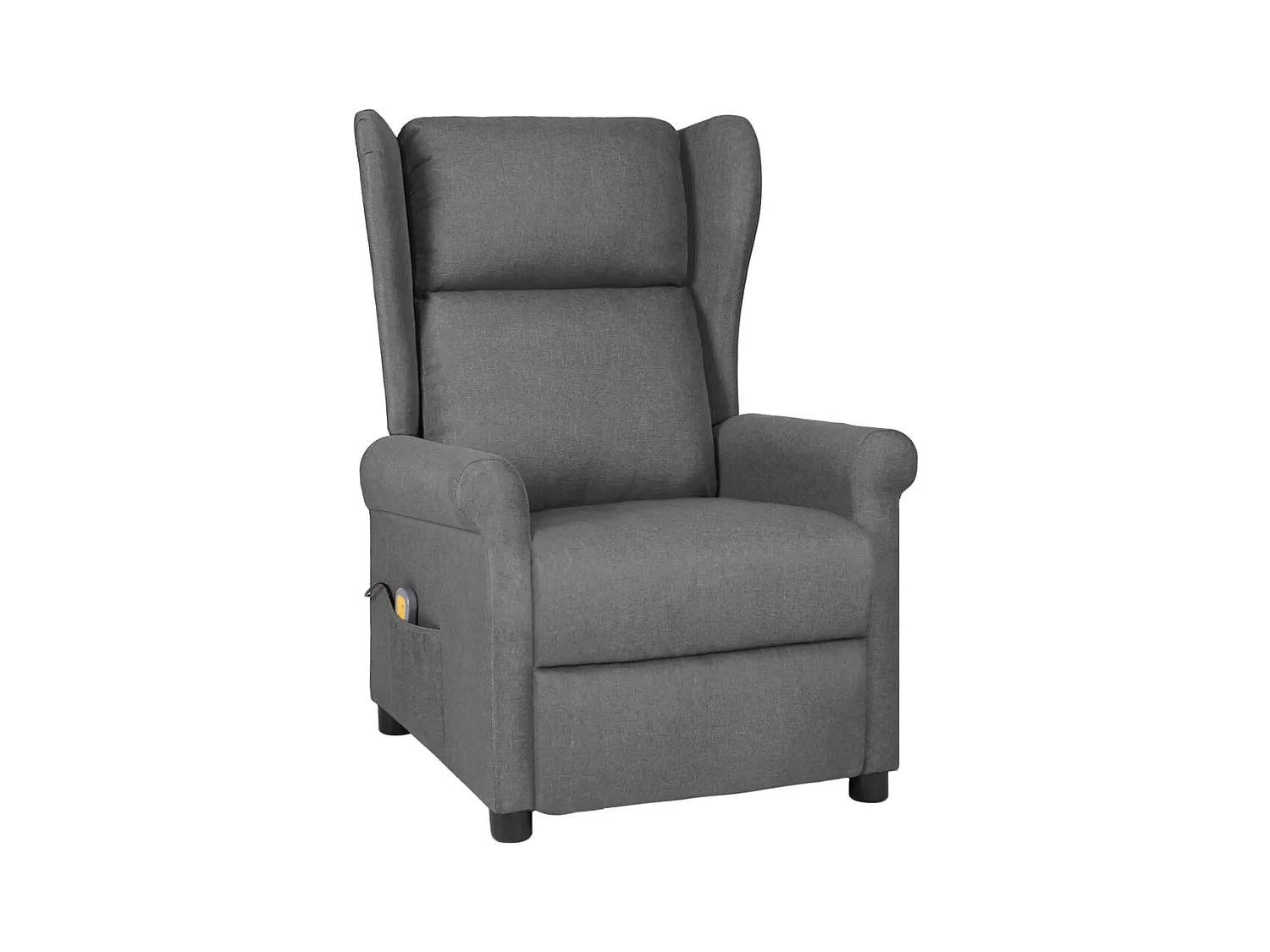 Fauteuil de massage Gris clair Tissu