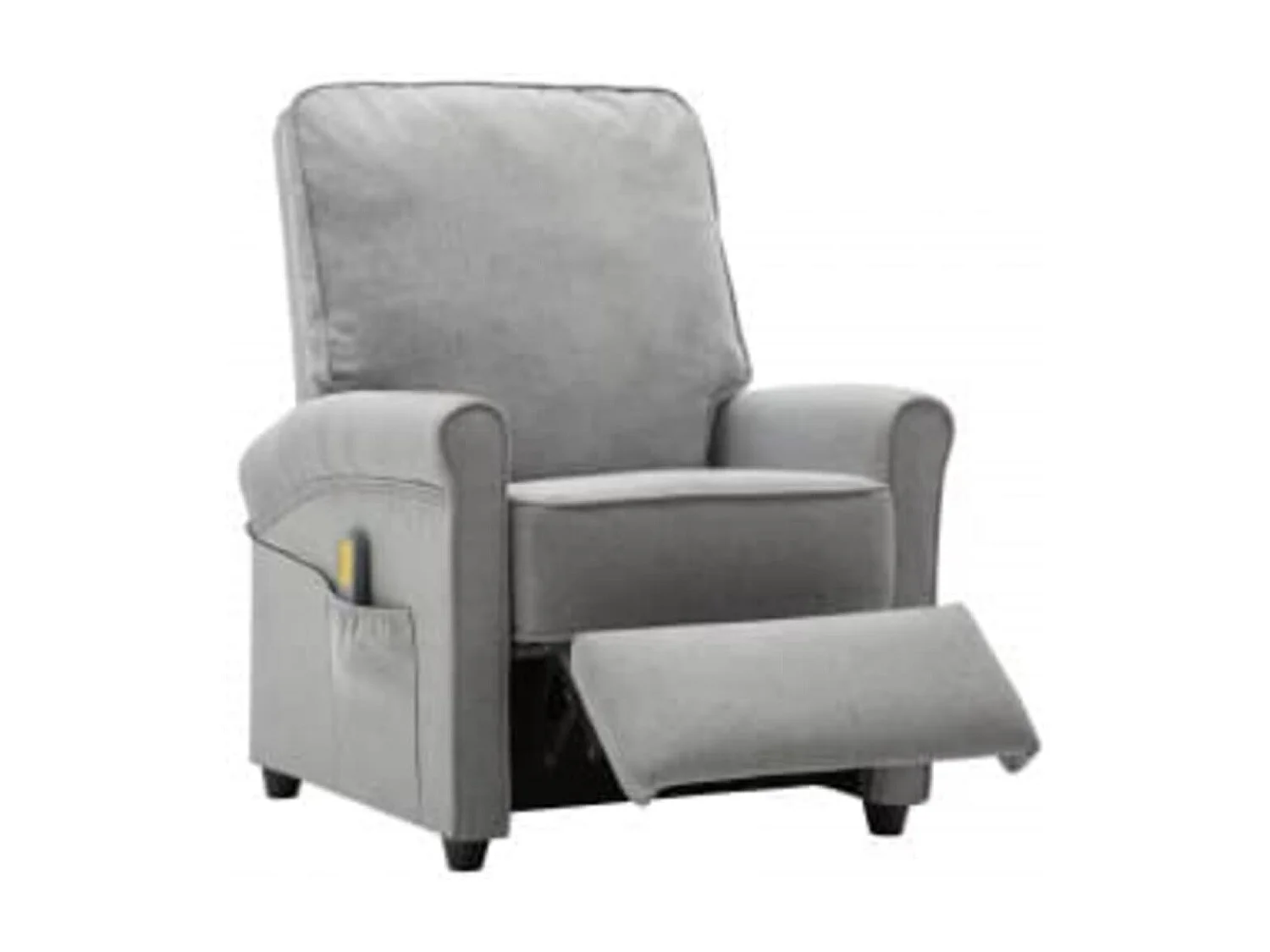 Massagestuhl Hellgrauer Stoff