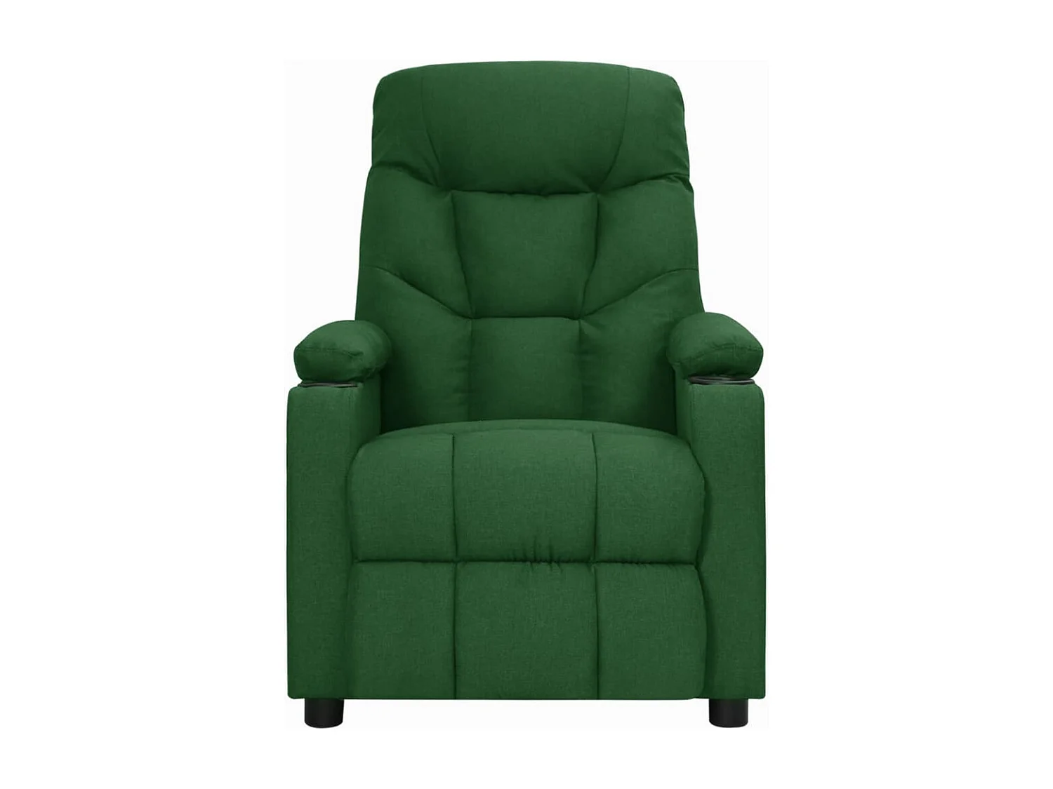 Massagesessel Dunkelgrüner Stoff