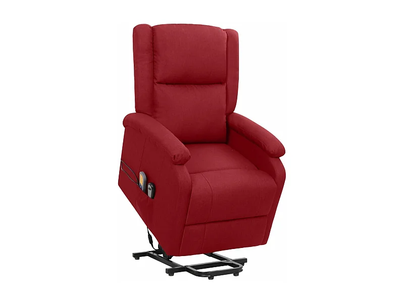 Fauteuil de massage Rouge bordeaux Tissu