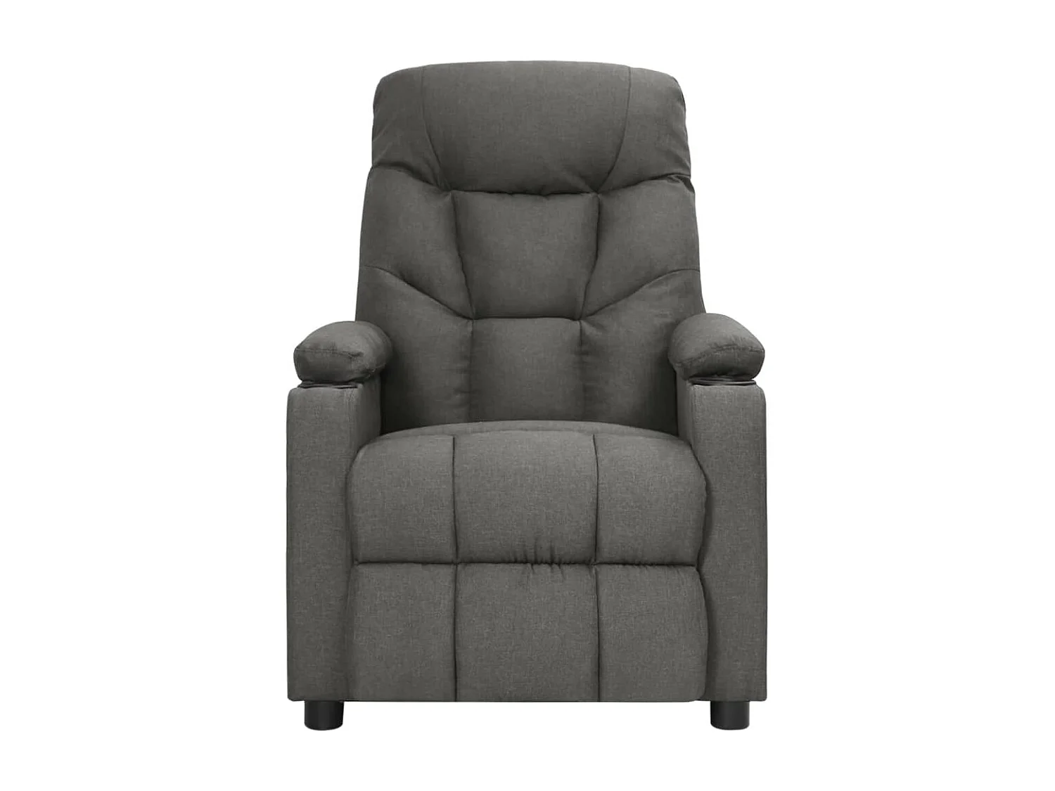 Poltrona de massagem elétrica Tecido cinza escuro