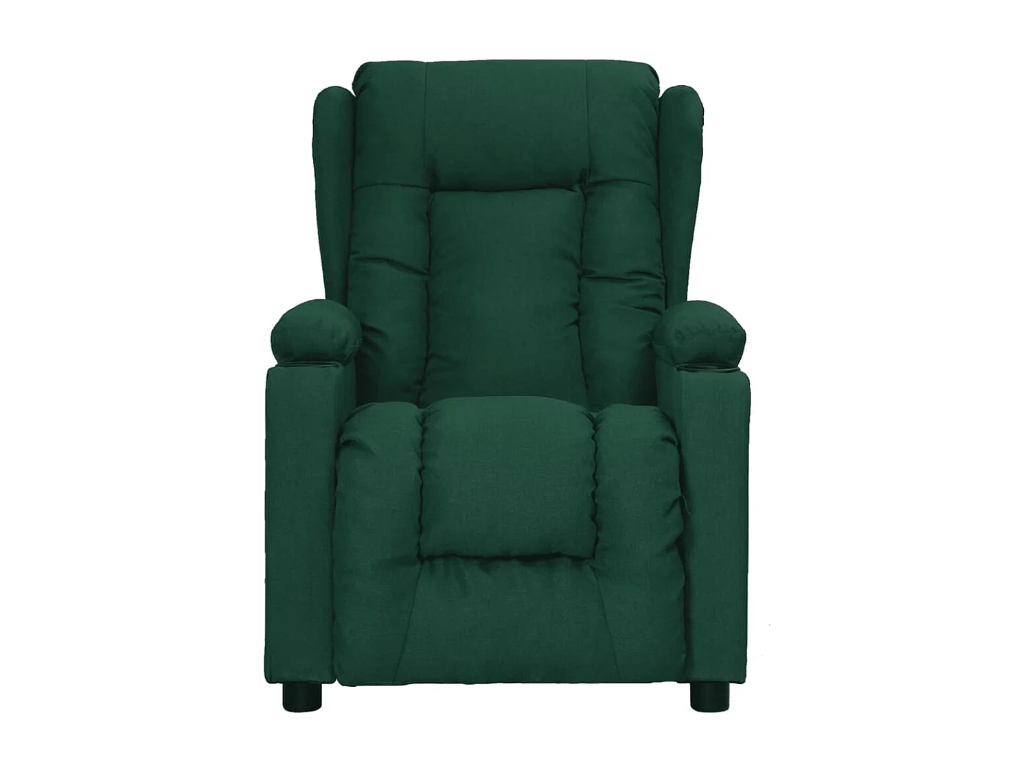 Sillón de masaje Tela verde oscuro