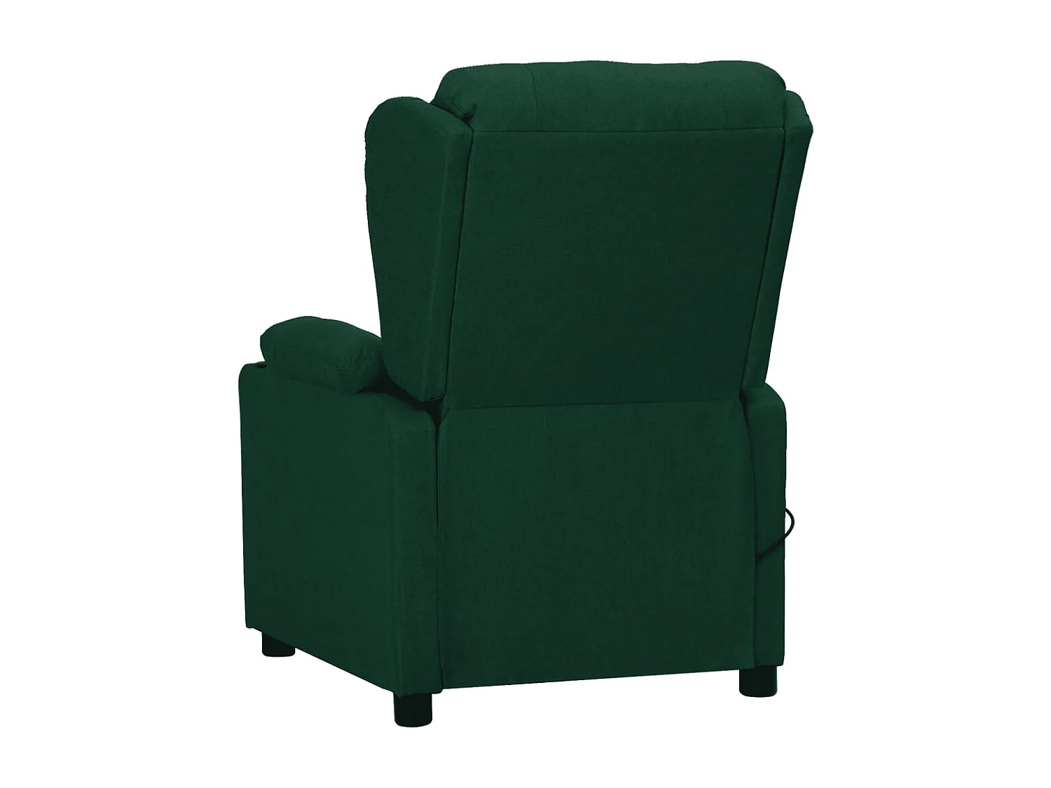 Sillón de masaje Tela verde oscuro