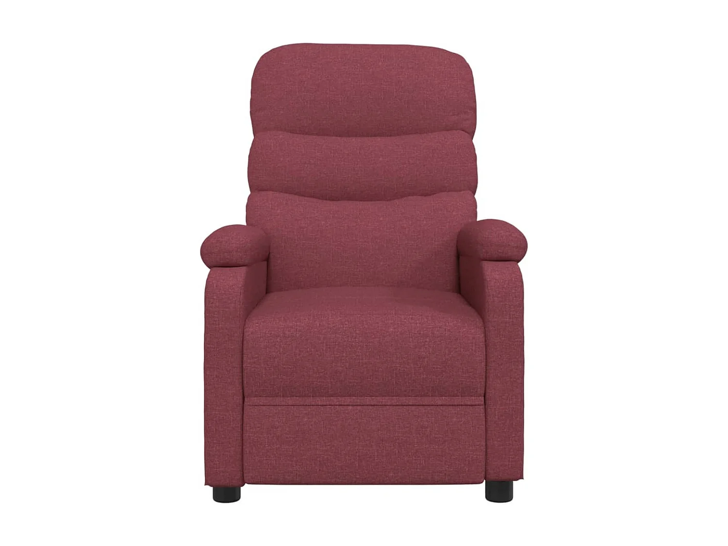 Fauteuil de massage Rouge bordeaux Tissu