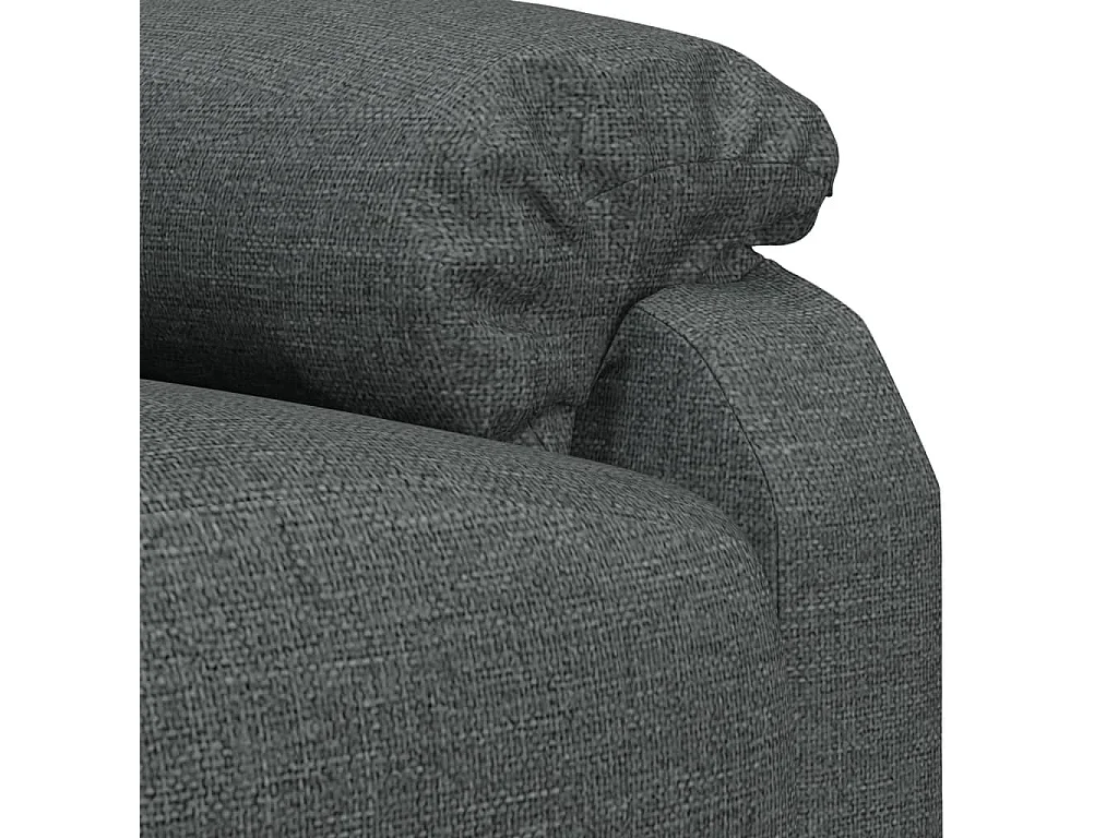 Sillón de masaje Tela gris oscuro