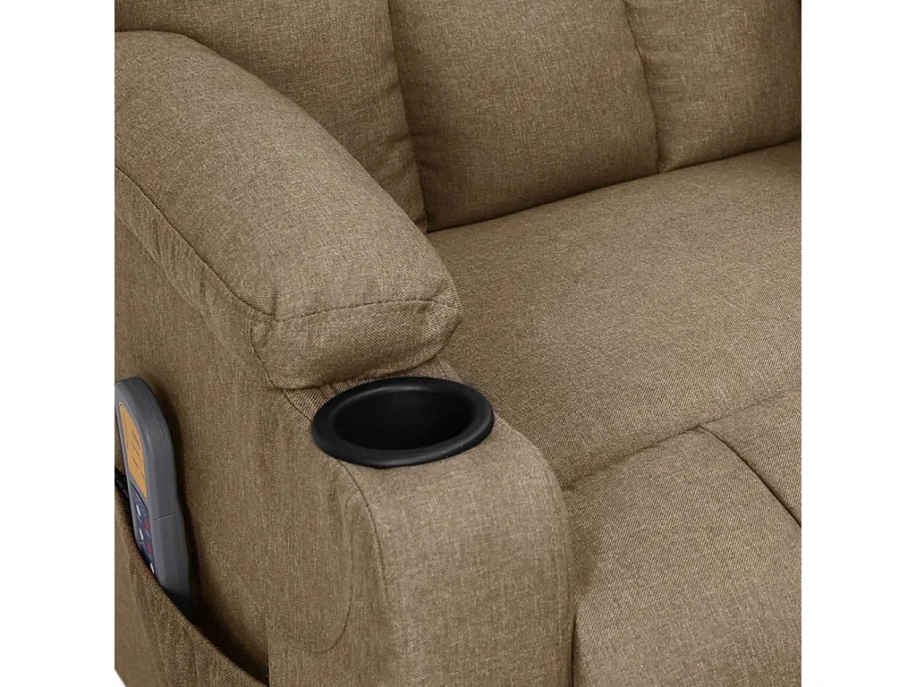 Sillón de masaje Tela color topo