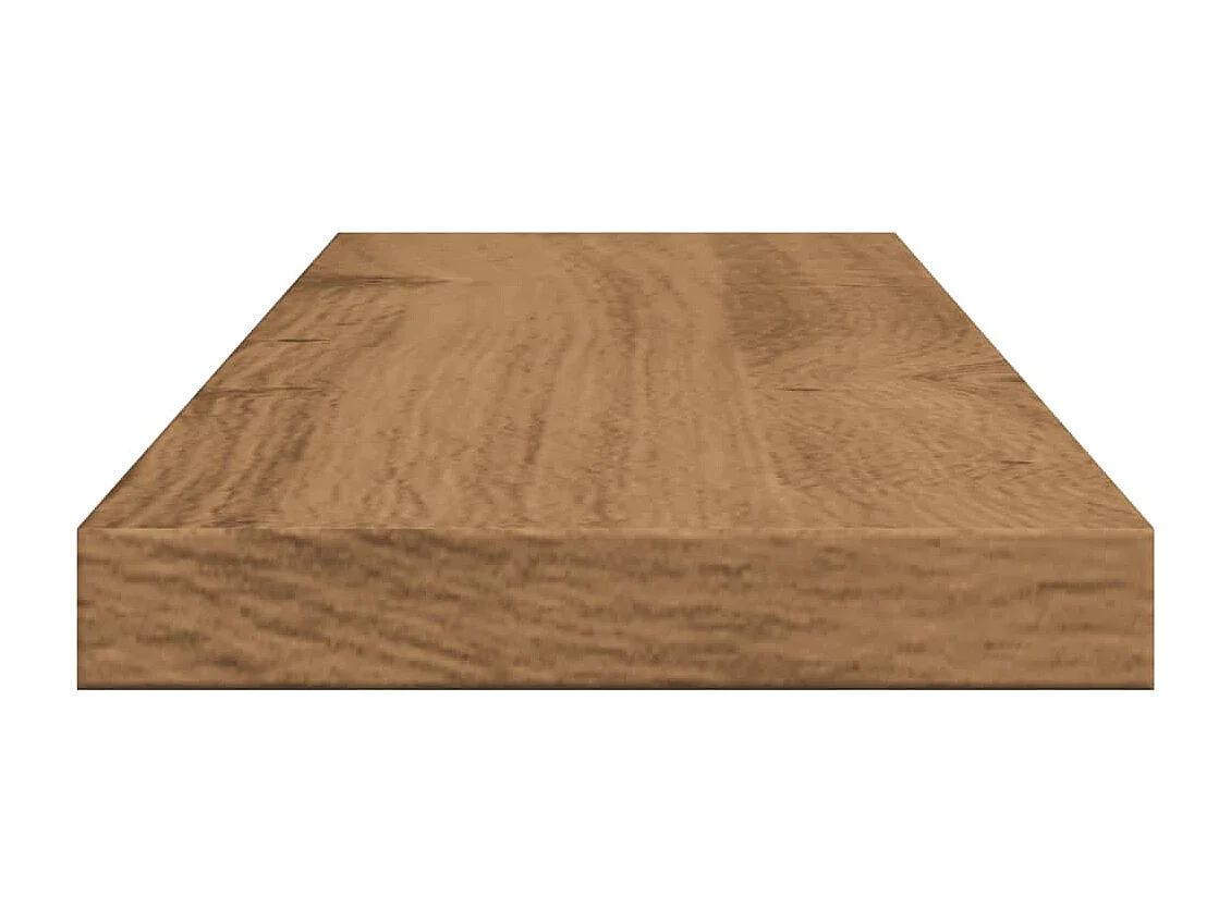 Estantes de pared 4 piezas roble artesanal 60x20x1,5 cm