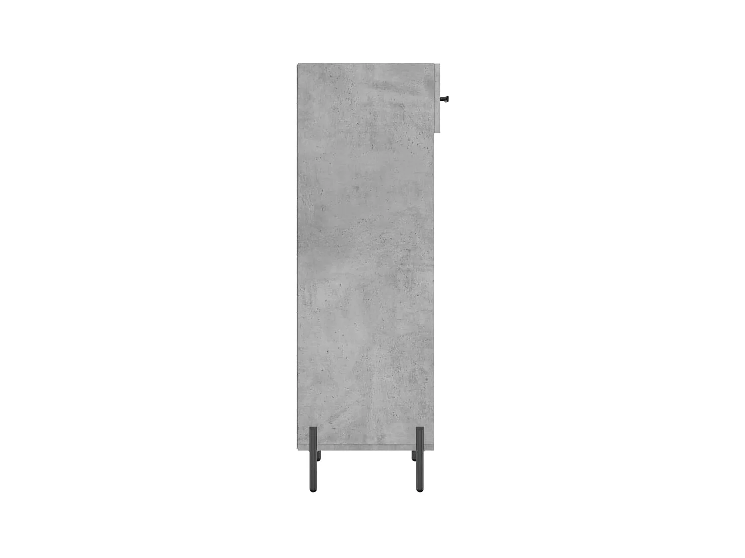 Armoire à chaussures gris béton 30x35x105 cm bois d'ingénierie
