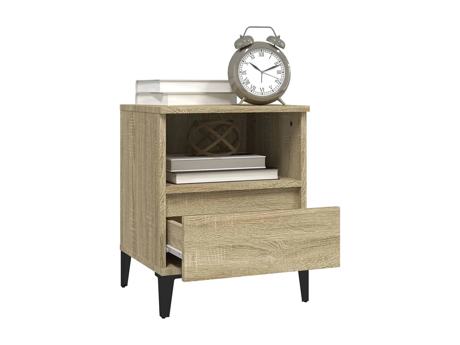 Table de chevet Chêne sonoma 40x35x50 cm