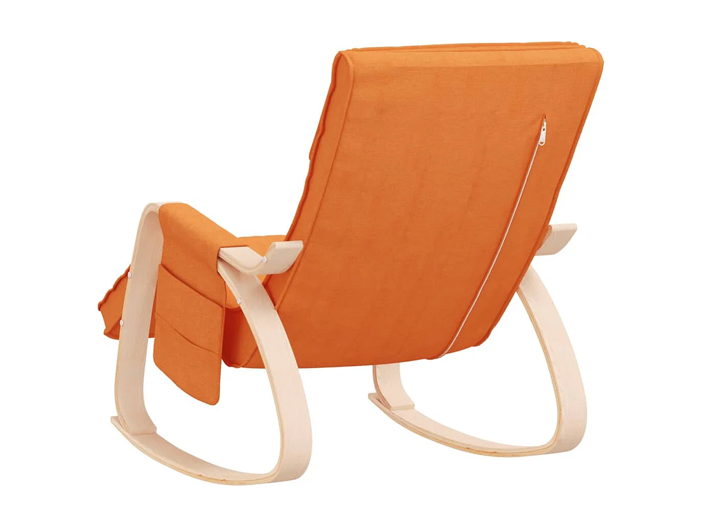 Chaise à bascule Jaune foncé Tissu