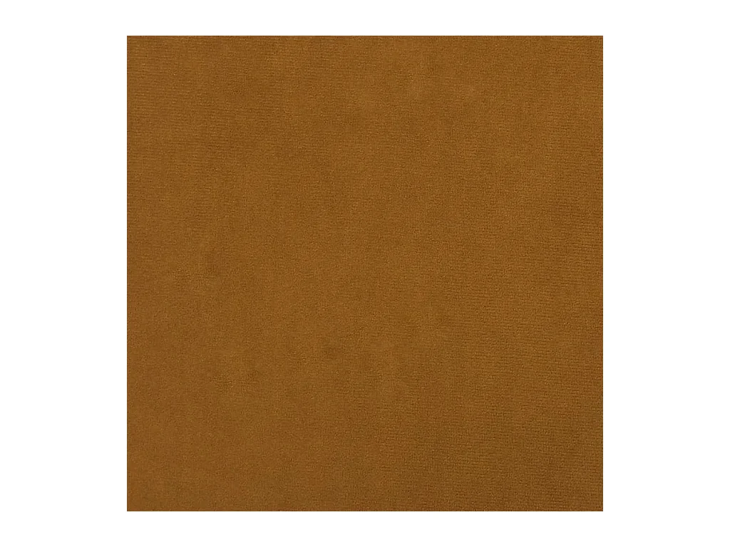 Fauteuil à bascule pieds en bois massif d'hévéa Marron Velours