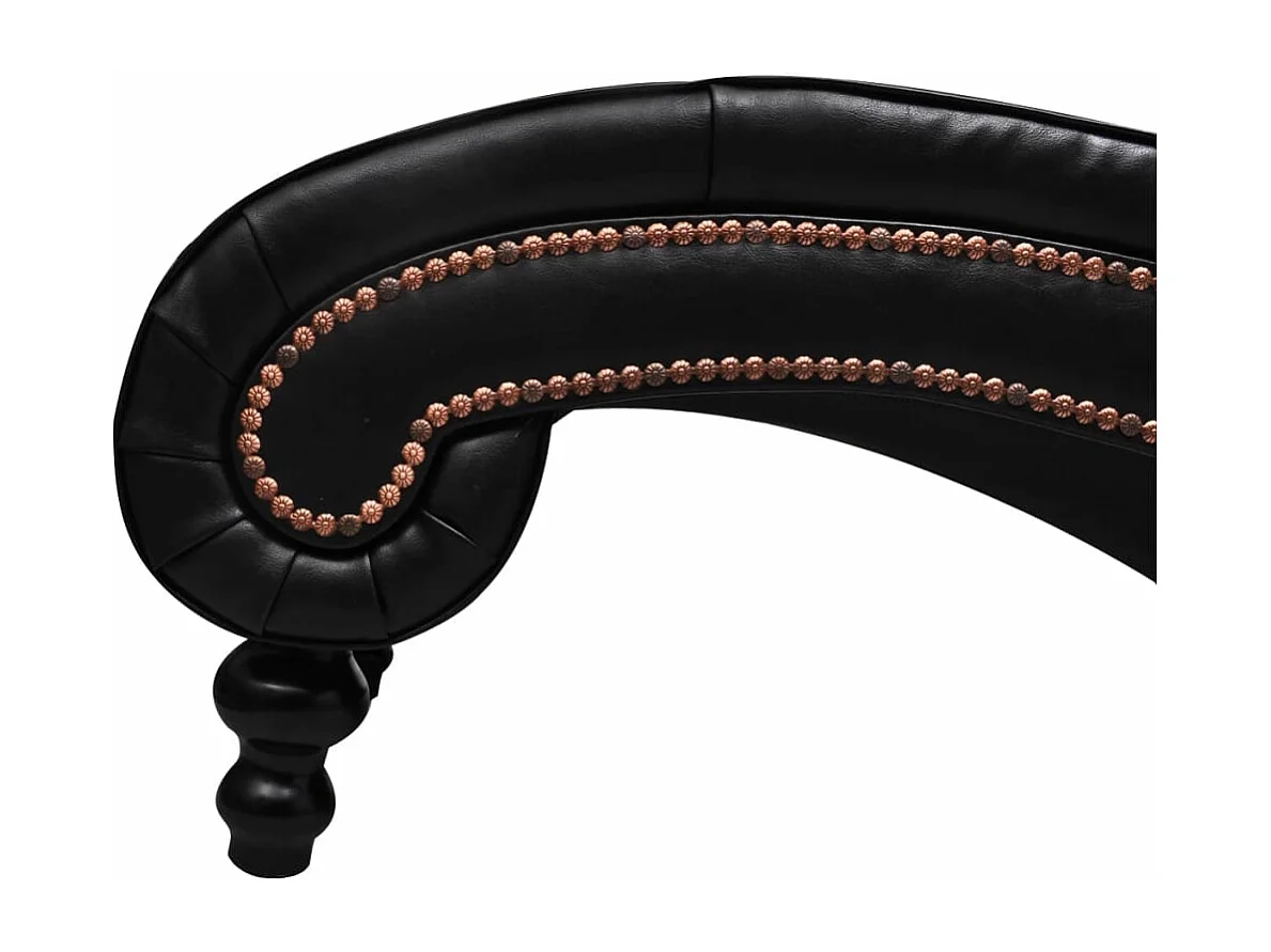 Chaise longue Marron Similicuir