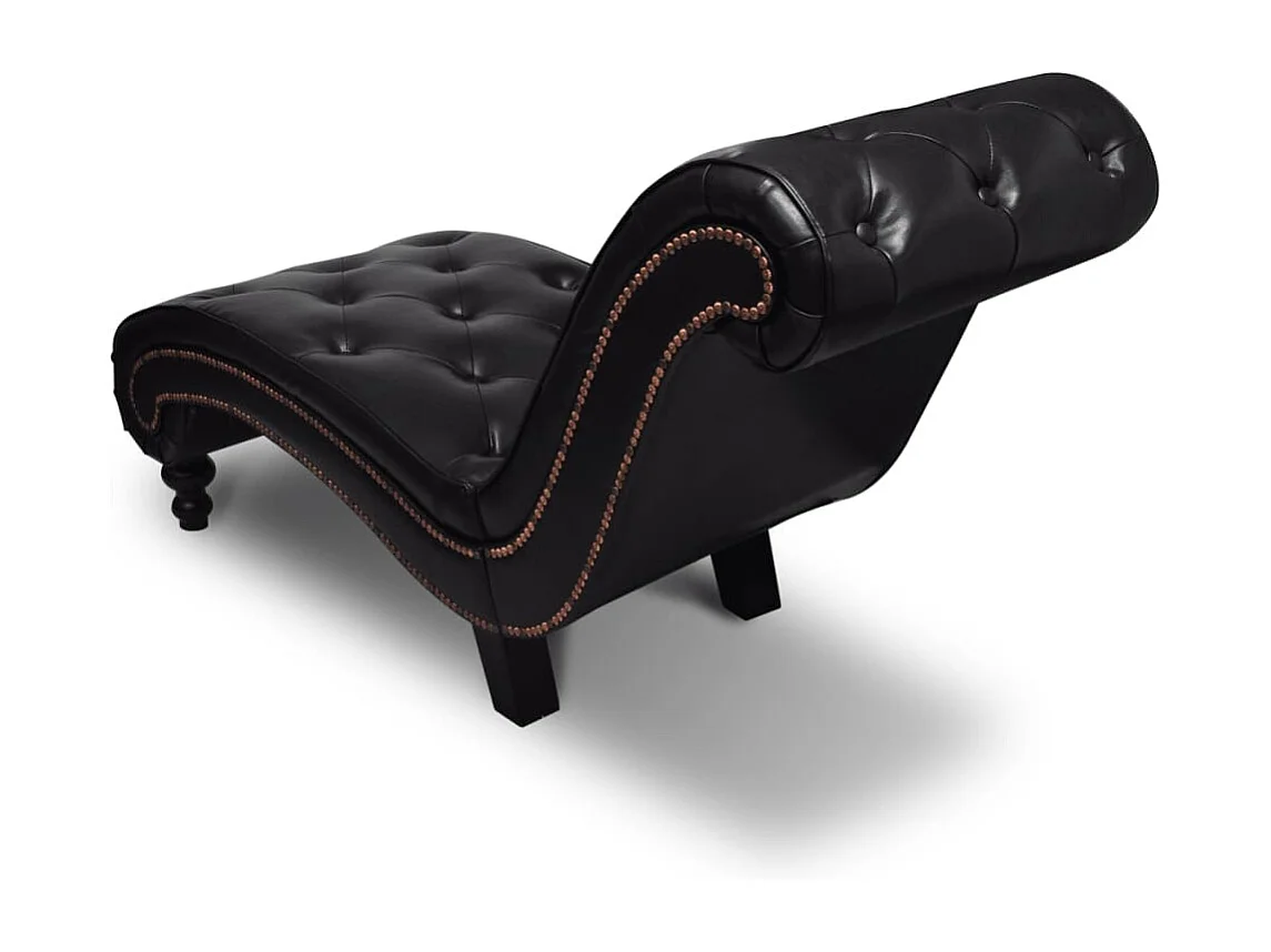 Chaise longue Marron Similicuir