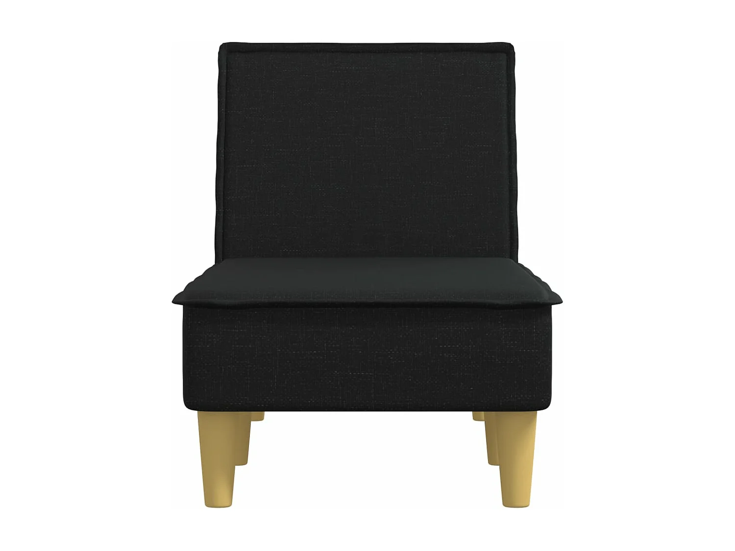 Poltrona lounge in tessuto nero