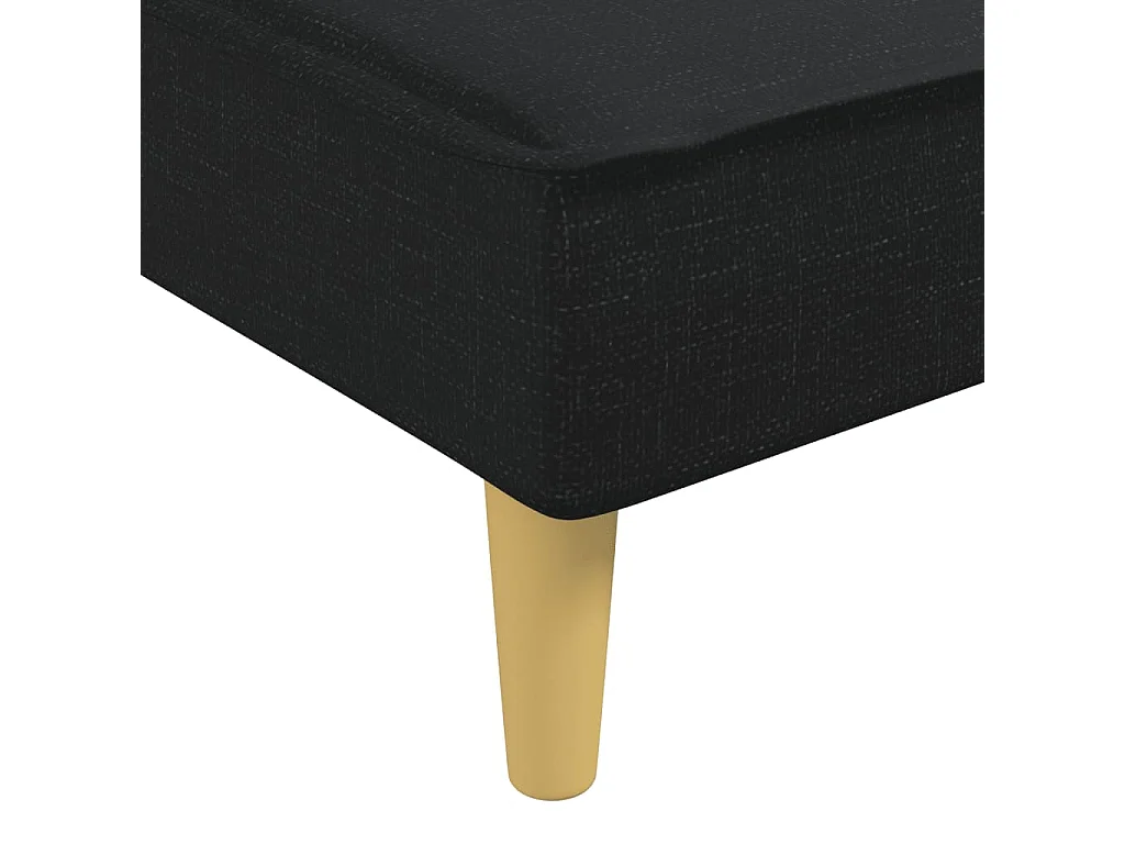 Poltrona lounge in tessuto nero