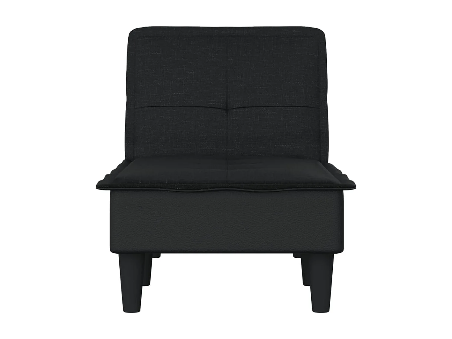 Poltrona de tecido preto