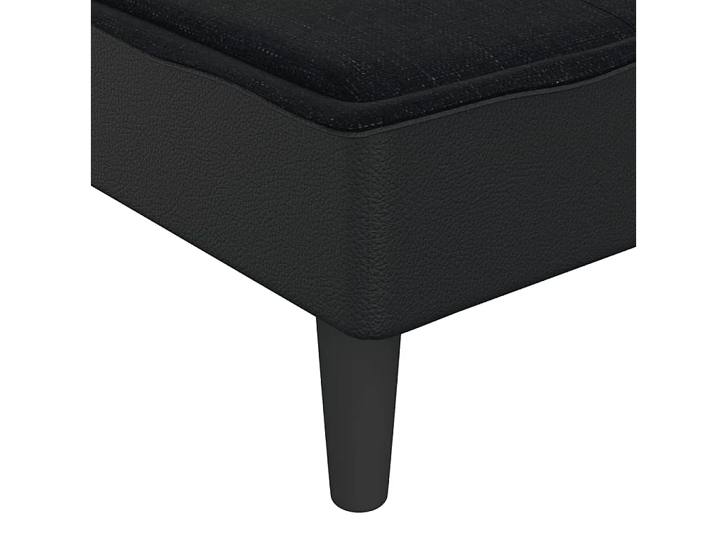 Poltrona de tecido preto