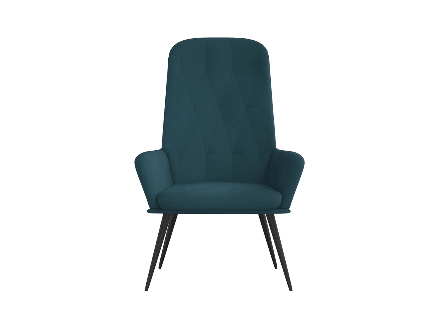 Fauteuil de relaxation Bleu Velours