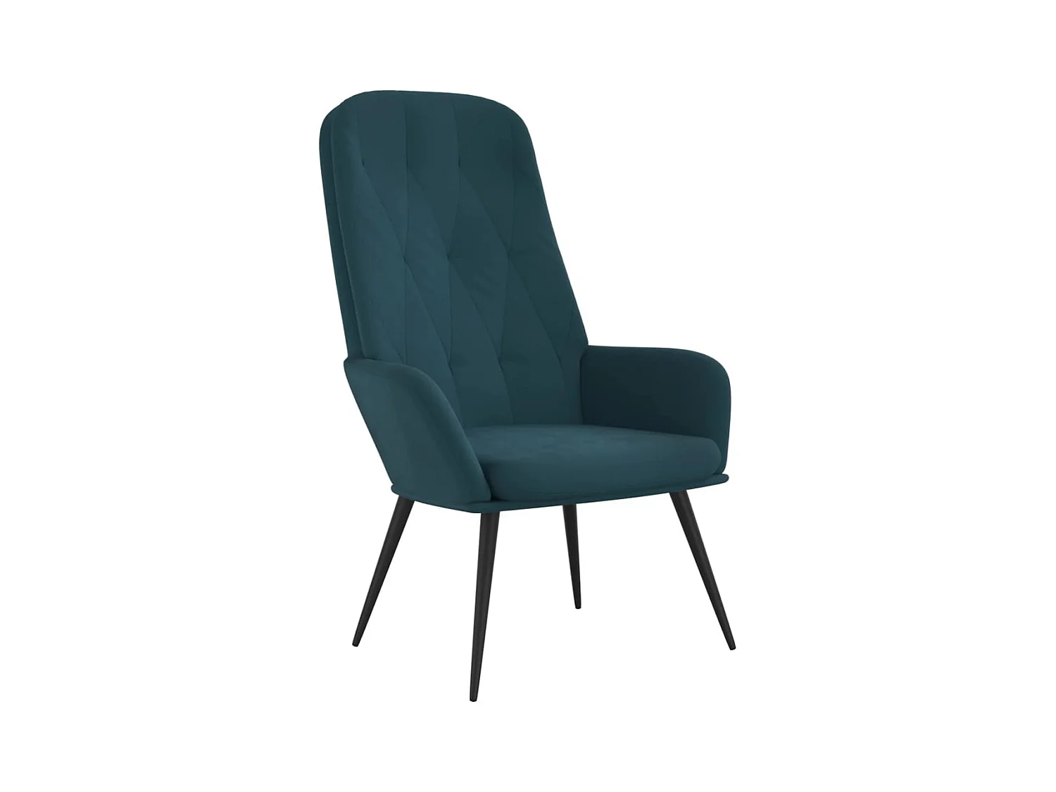 Fauteuil de relaxation Bleu Velours