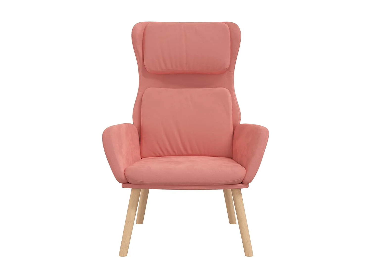 Fauteuil de relaxation Rose Velours