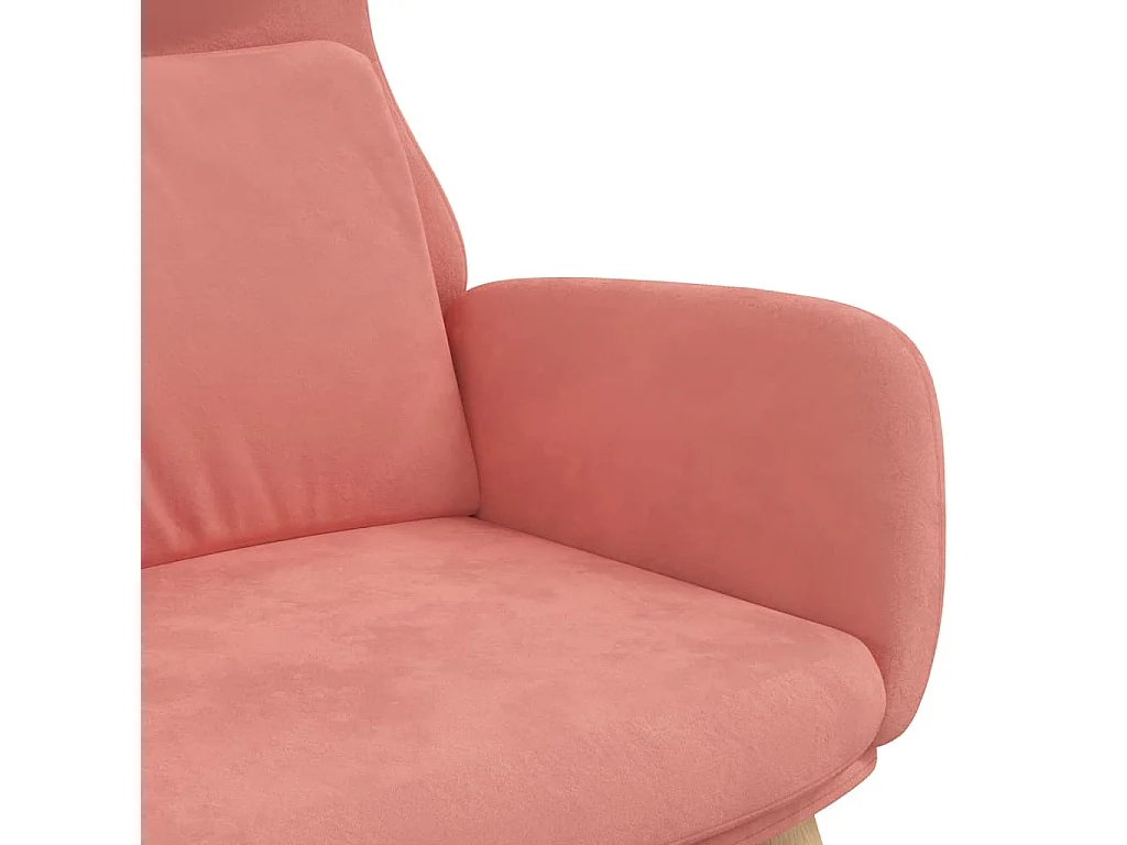 Fauteuil de relaxation Rose Velours