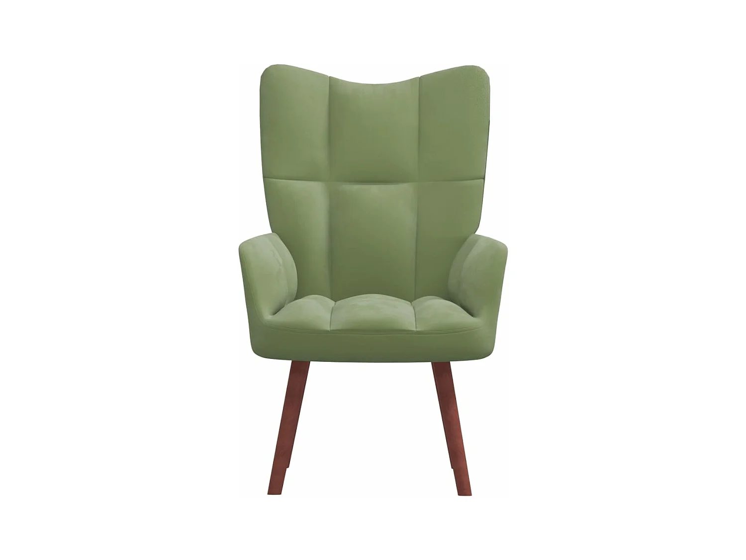 Fauteuil de relaxation Vert clair Velours