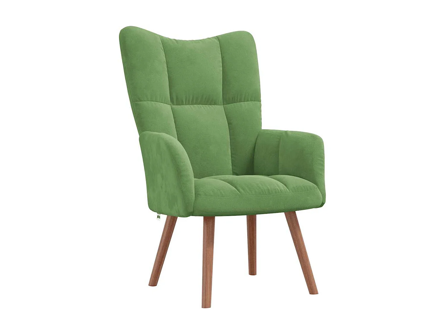 Fauteuil de relaxation Vert clair Velours