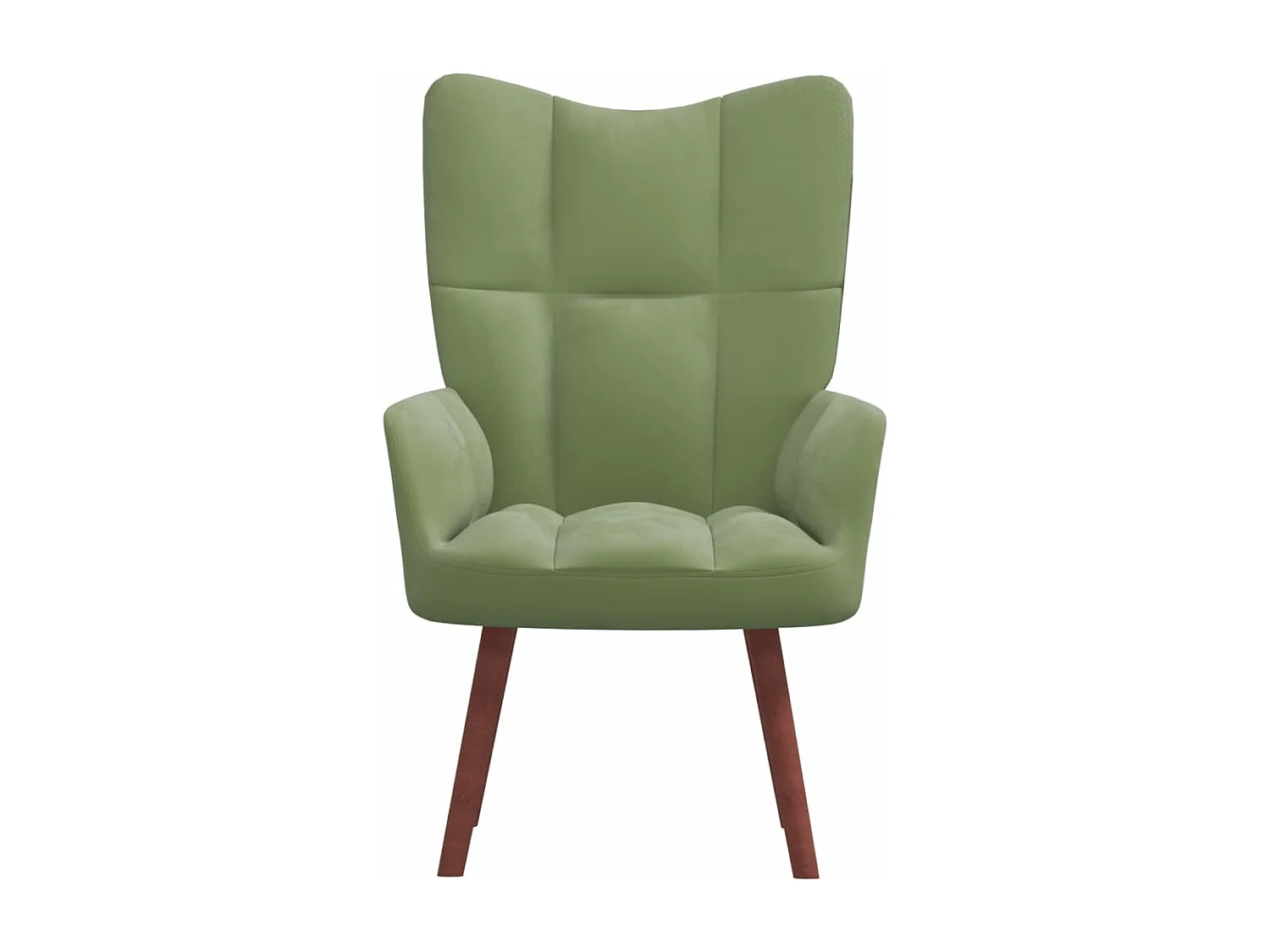 Fauteuil de relaxation Vert clair Velours