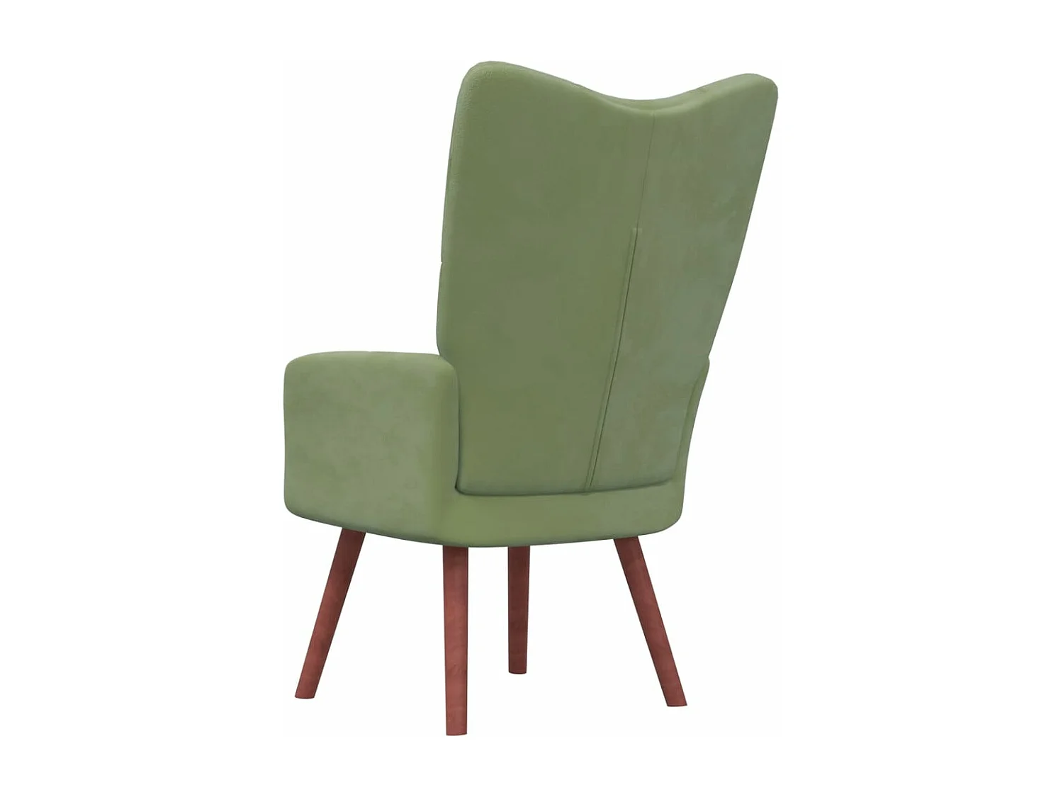 Fauteuil de relaxation Vert clair Velours