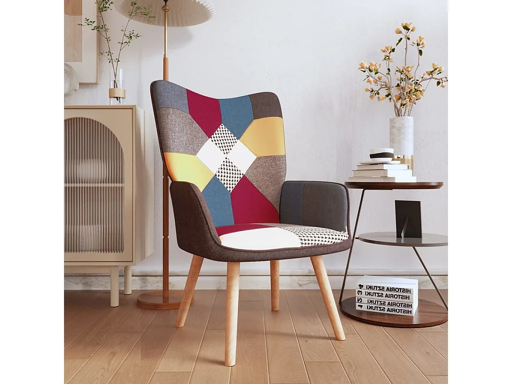 Fauteuil de relaxation Patchwork Tissu