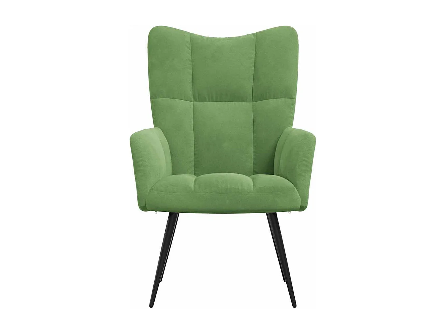 Fauteuil de relaxation Vert clair Velours