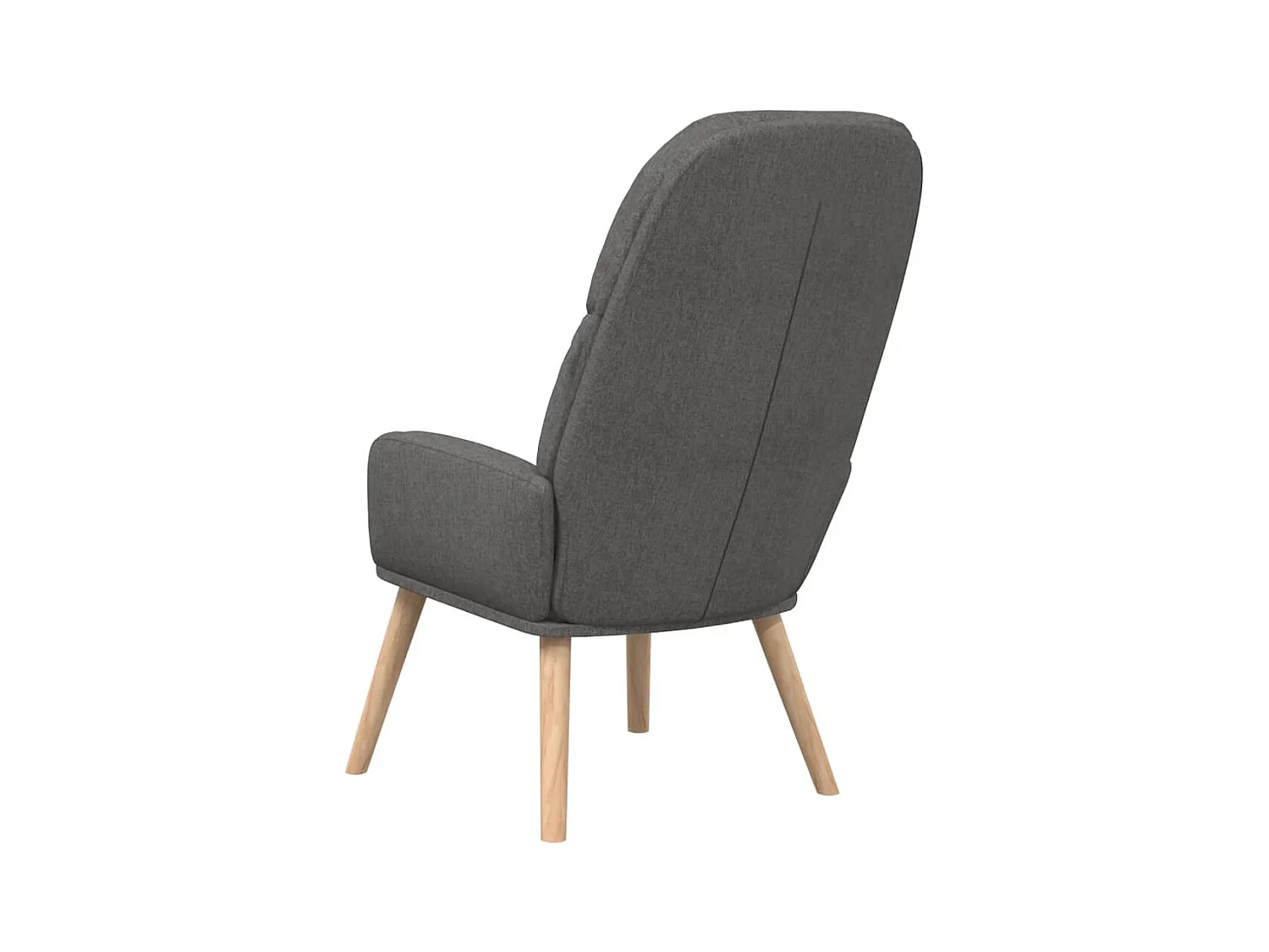 Fauteuil de relaxation Gris foncé Tissu