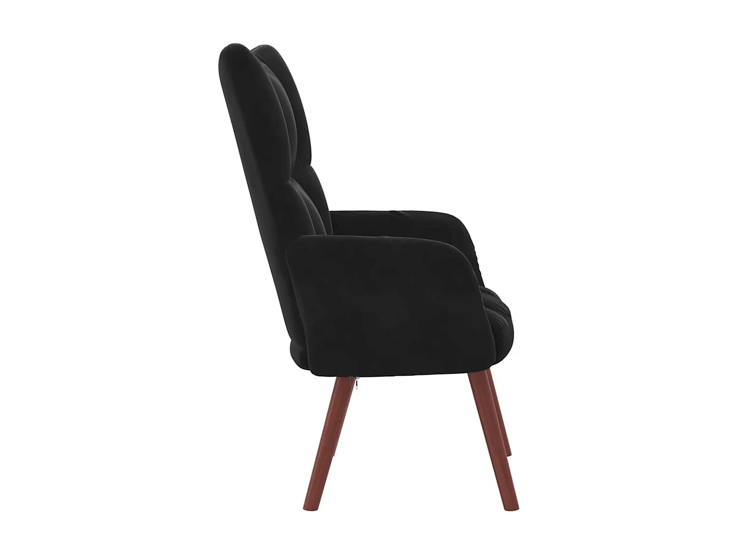 Fauteuil de relaxation Noir Velours