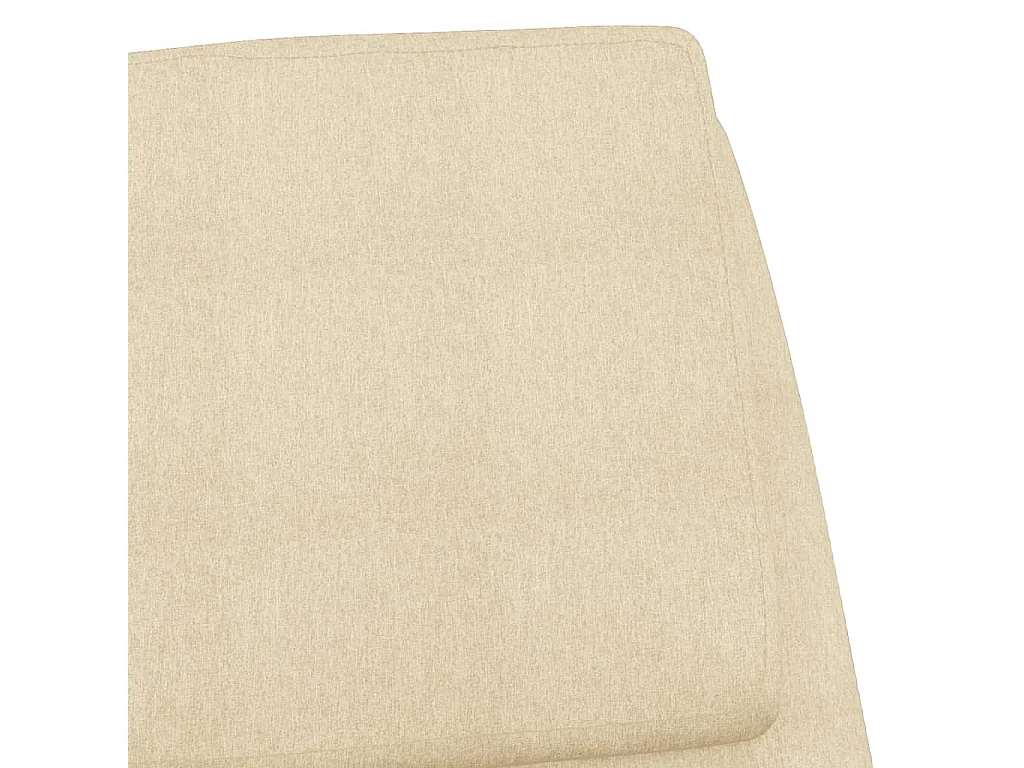 Fauteuil de relaxation Crème Tissu