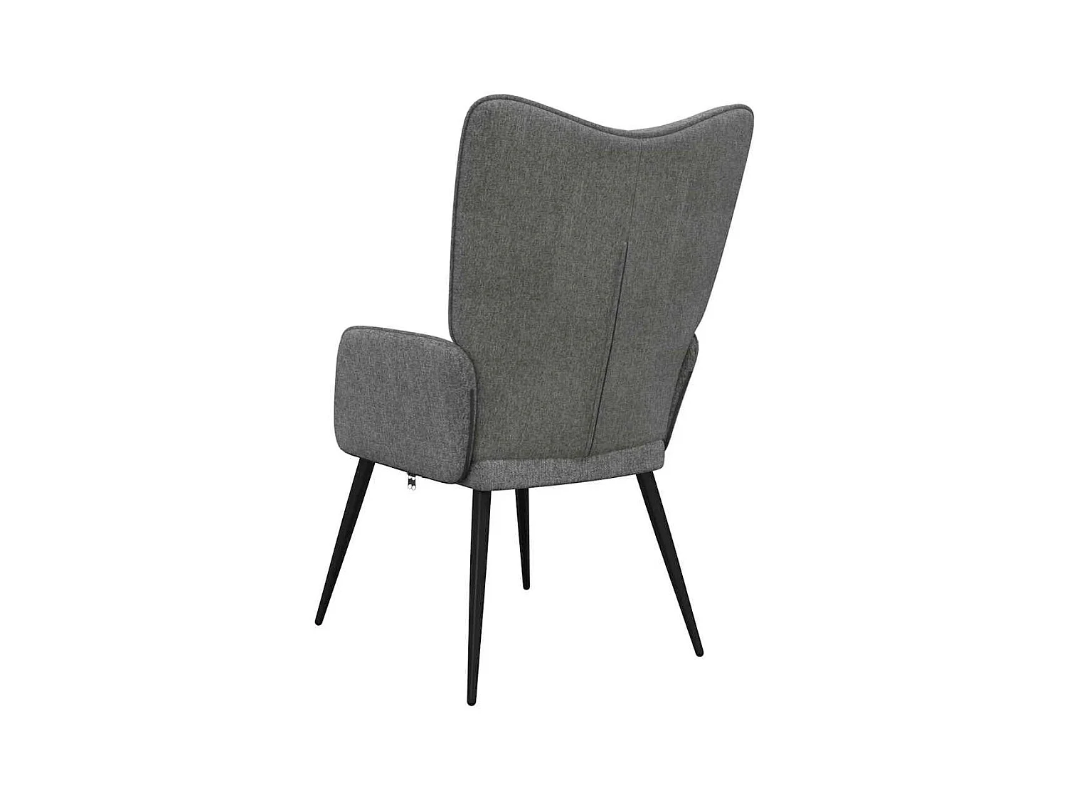 Fauteuil de relaxation Gris foncé Tissu