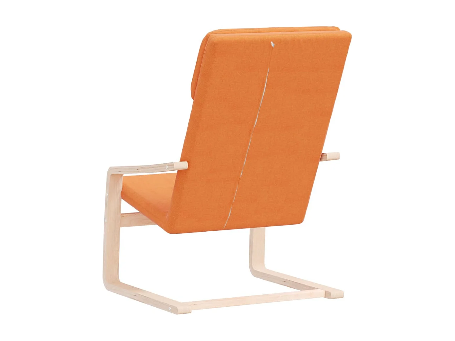 Fauteuil de relaxation Jaune foncé Tissu