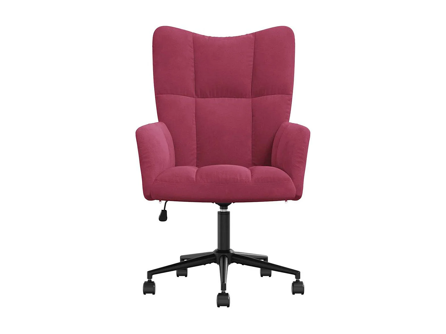 Fauteuil de relaxation Rouge bordeaux Velours