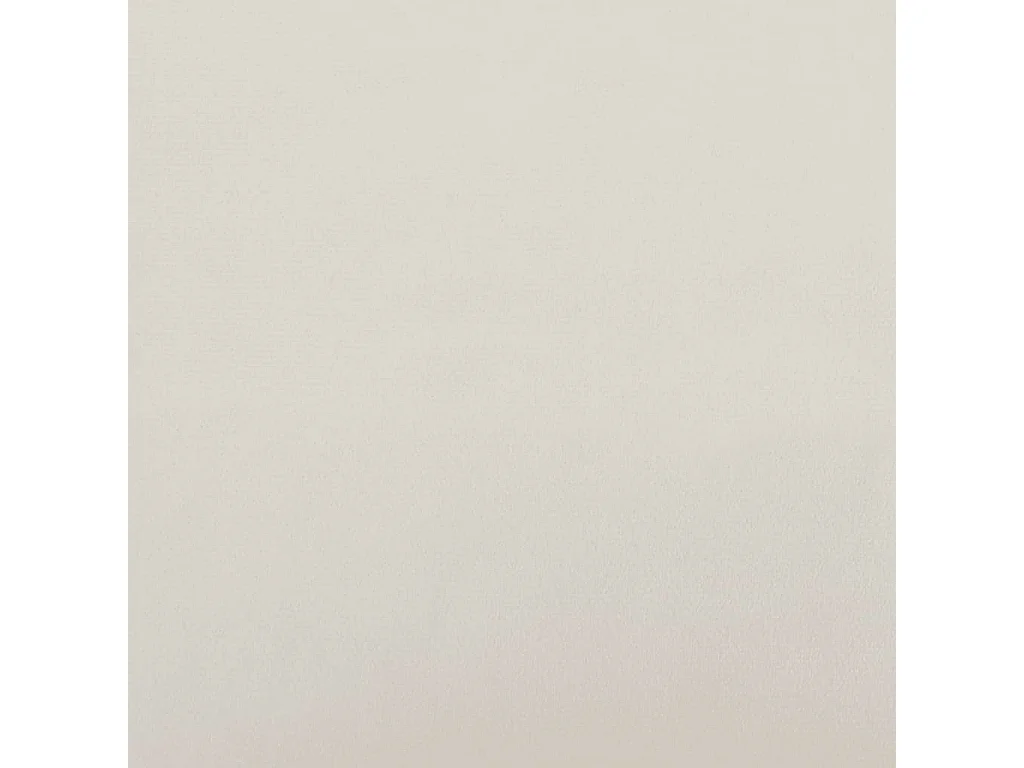 Fauteuil de relaxation avec repose-pied Blanc crème Velours