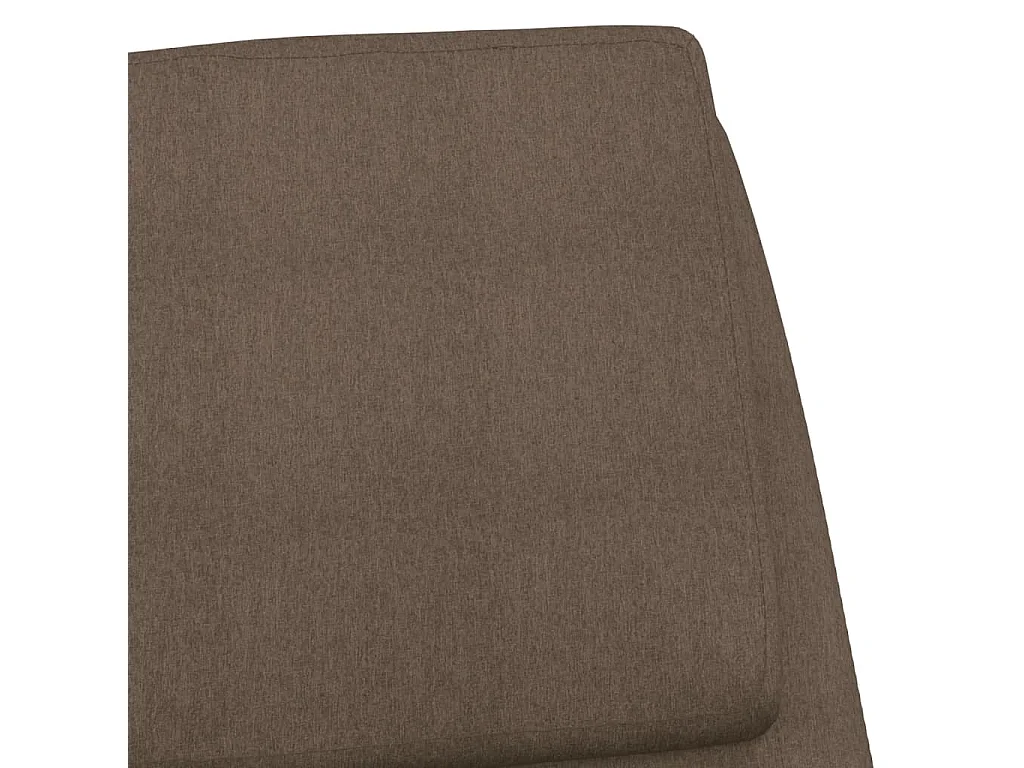 Fauteuil de relaxation Taupe Tissu