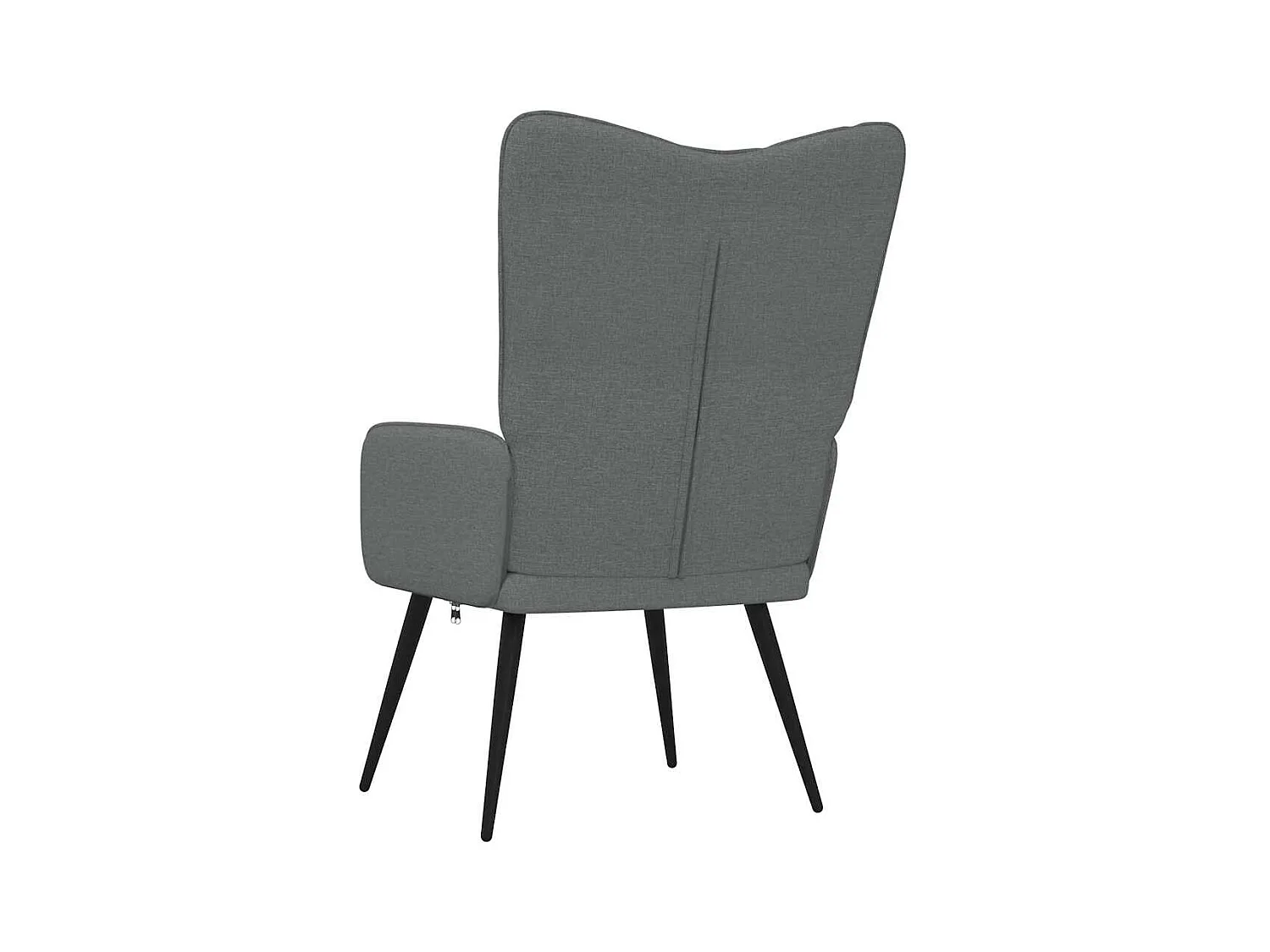 Fauteuil de relaxation Gris foncé Tissu