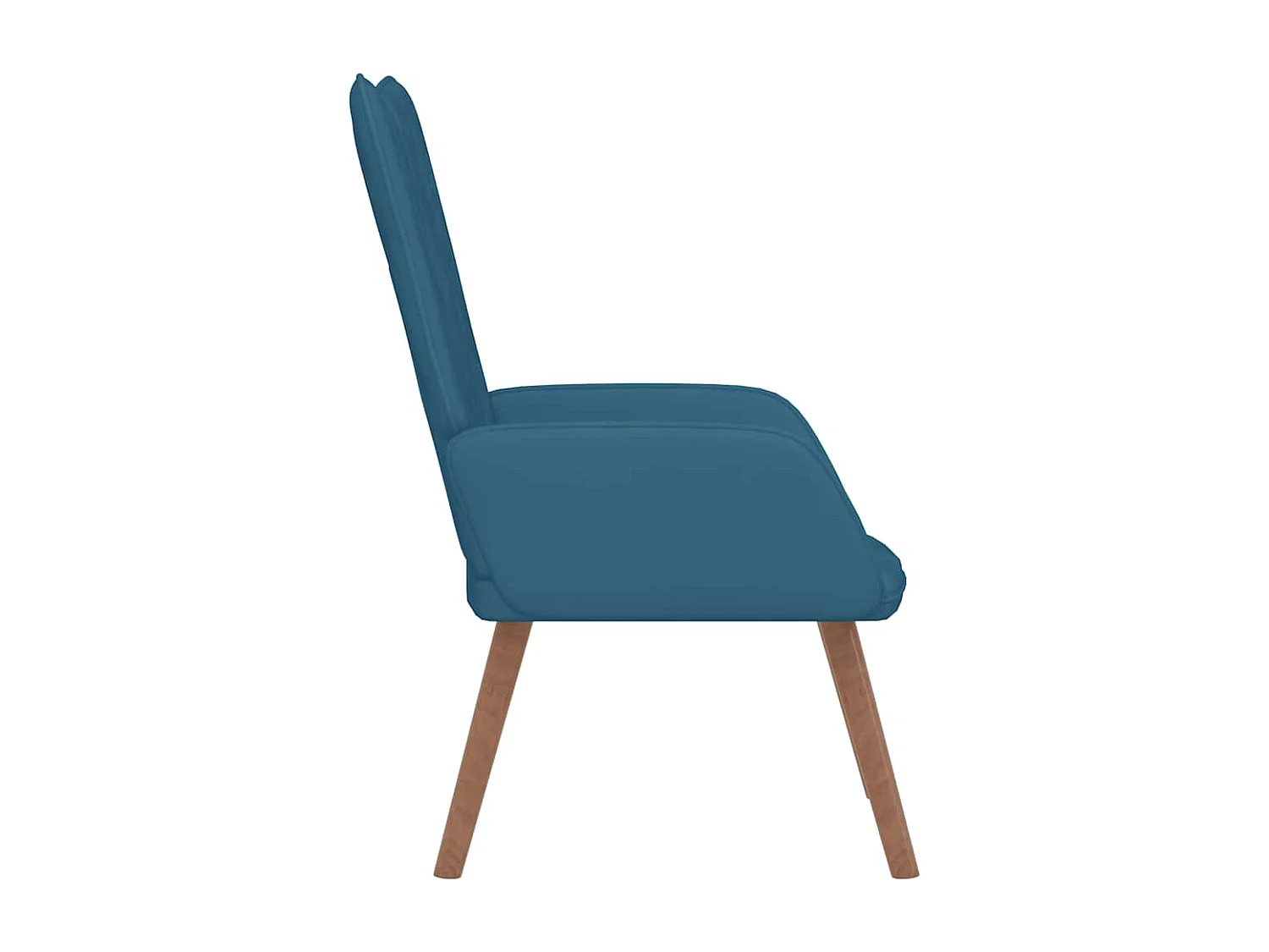 Fauteuil de relaxation Bleu Velours