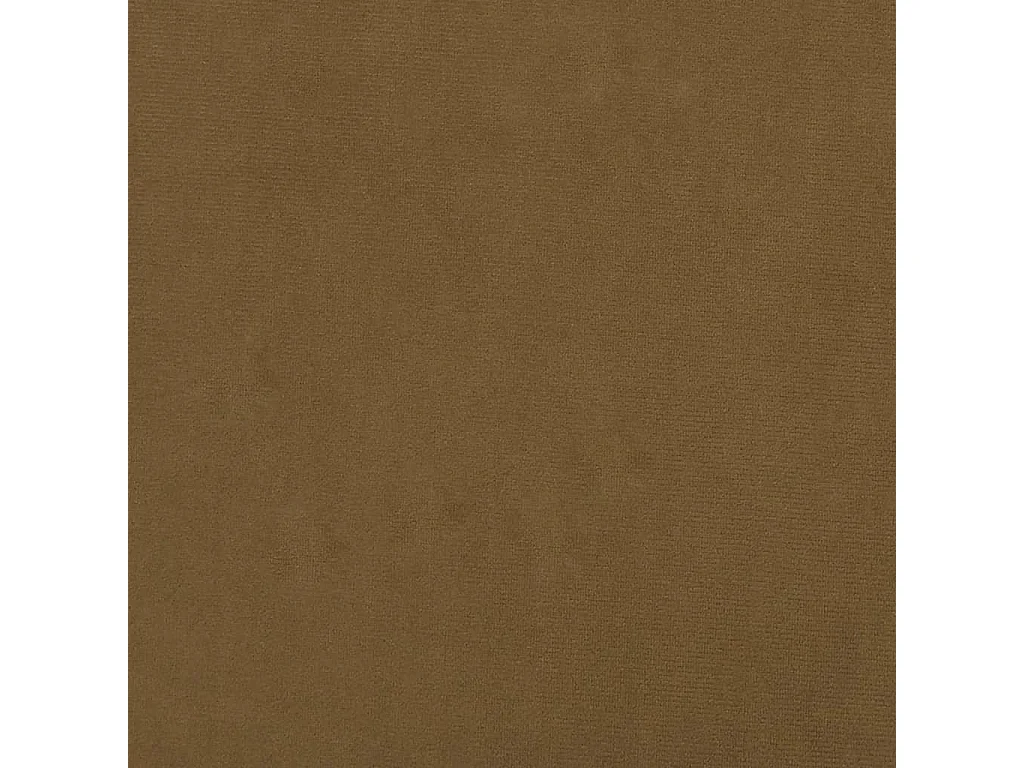 Fauteuil de relaxation avec repose-pied Marron Velours