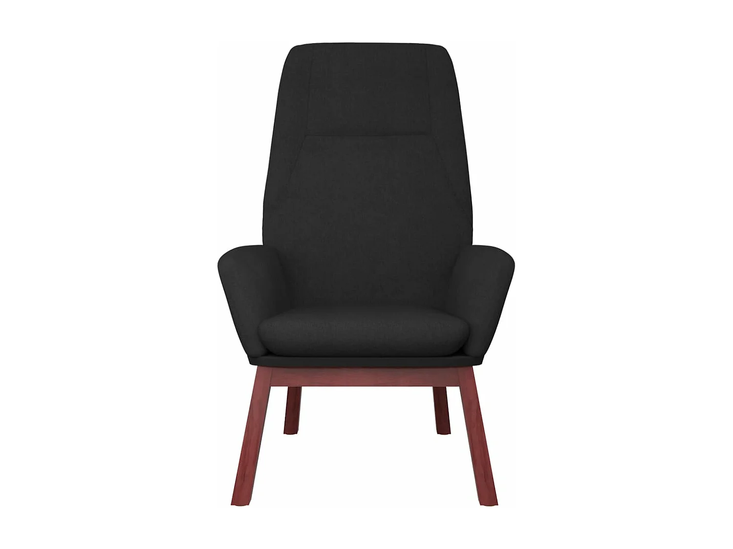 Fauteuil de relaxation Noir Tissu