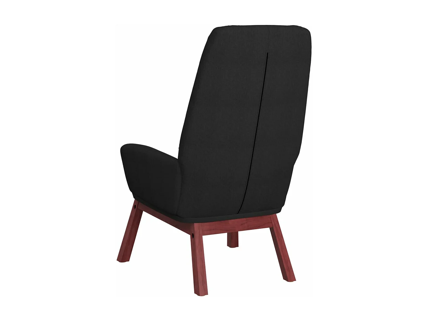 Fauteuil de relaxation Noir Tissu