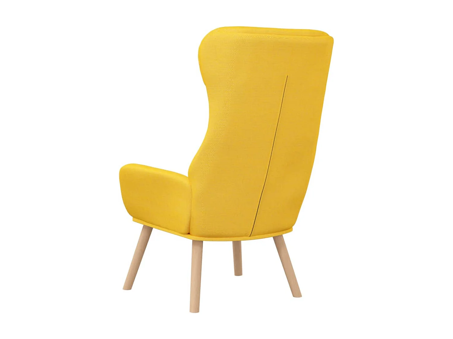 Fauteuil de relaxation Jaune moutarde Tissu