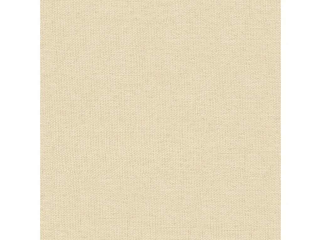 Fauteuil de relaxation avec tabouret Crème Tissu