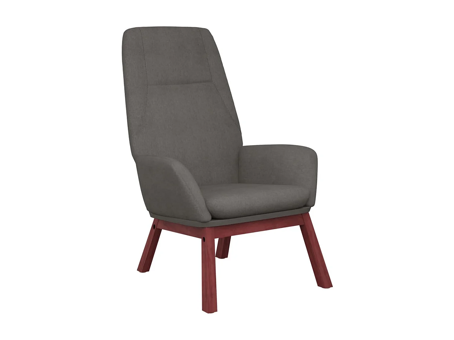Fauteuil de relaxation Gris clair Tissu