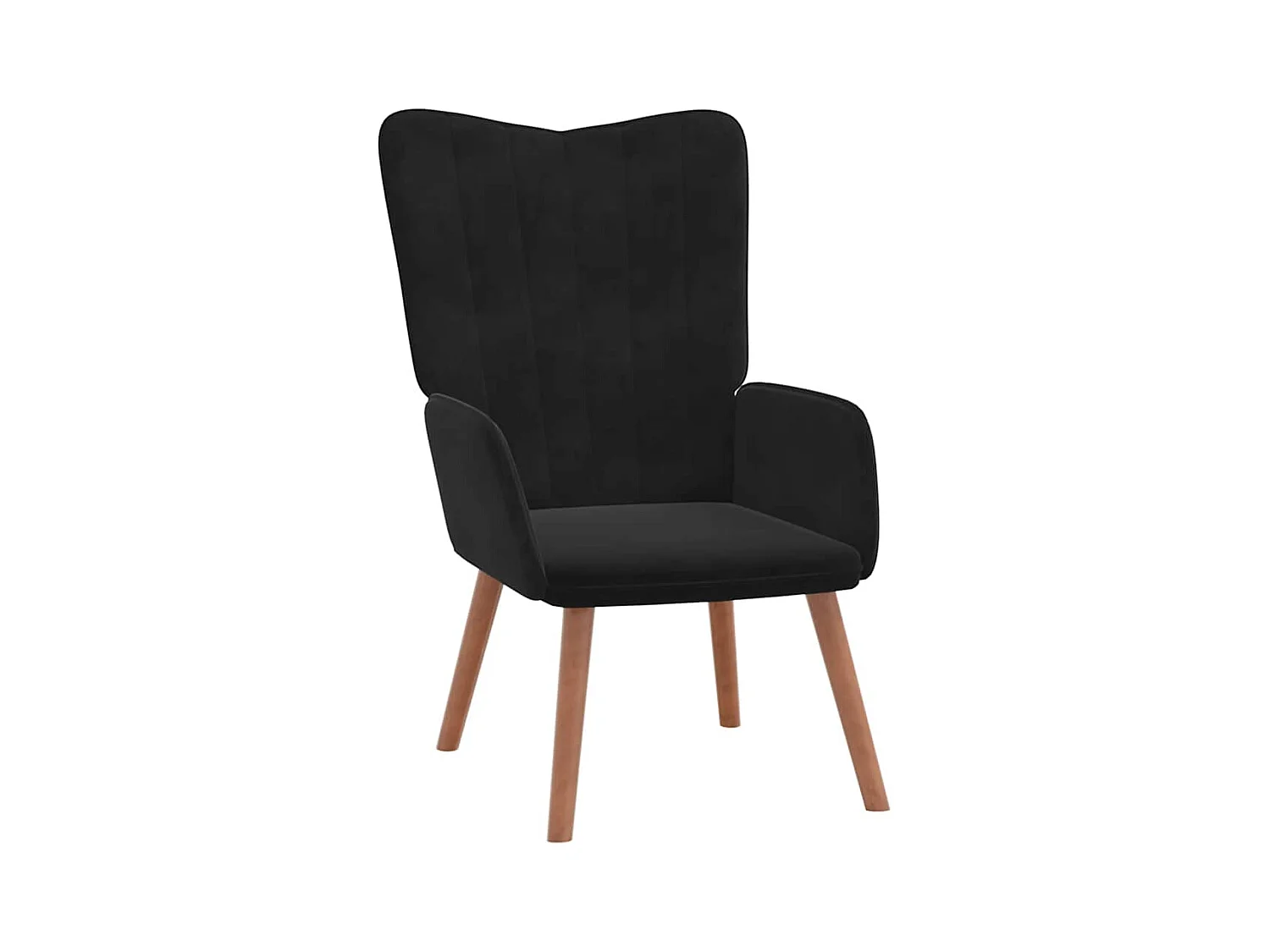 Fauteuil de relaxation Noir Velours