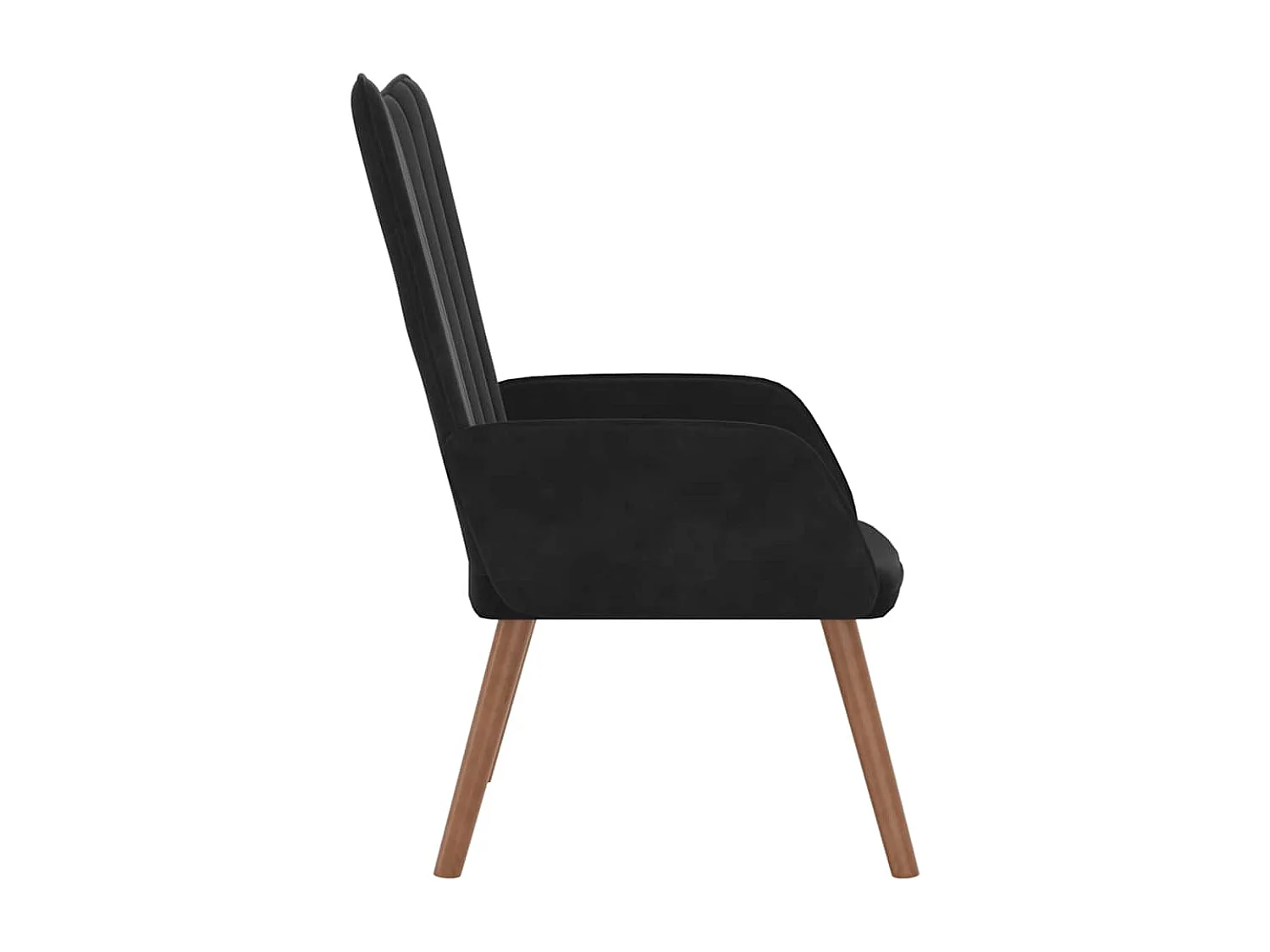 Fauteuil de relaxation Noir Velours