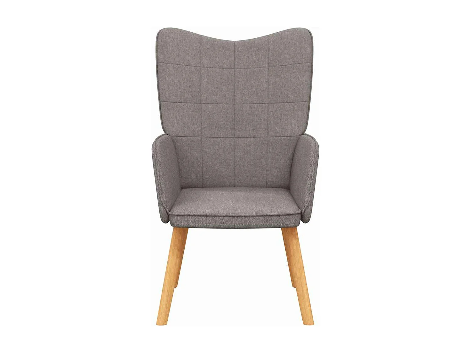 Fauteuil de relaxation Taupe Tissu